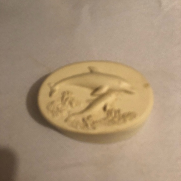 🌴2001 Angel Star Hawaiian Inspired Dolphin Jewelry Box- 894 $15 or $12 w/offer - Picture 1 of 5